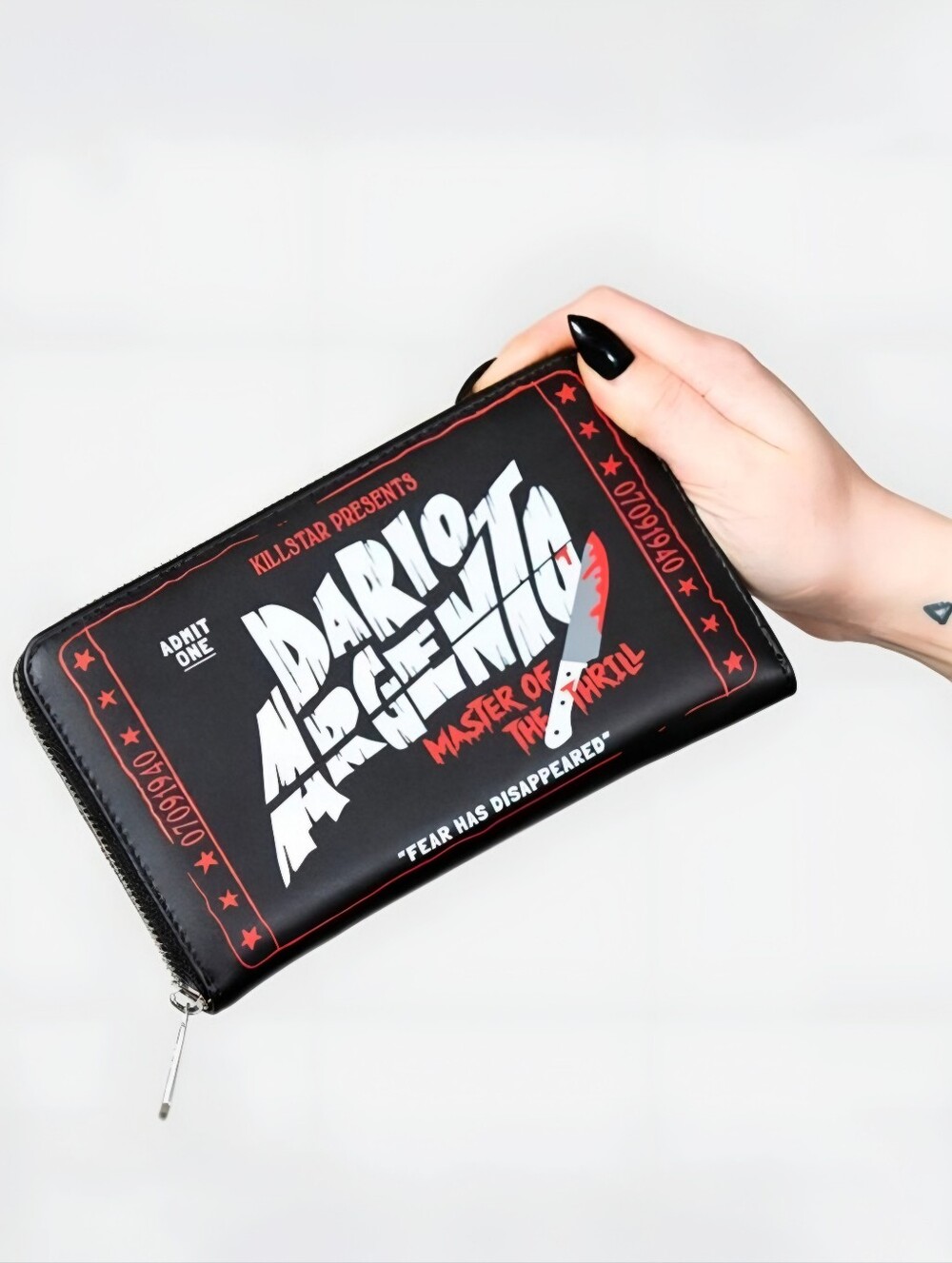 Killstar ✦ Thrill Master Wallet ✦ Horror Graphic Zip Gothic Dario Argento NWT
